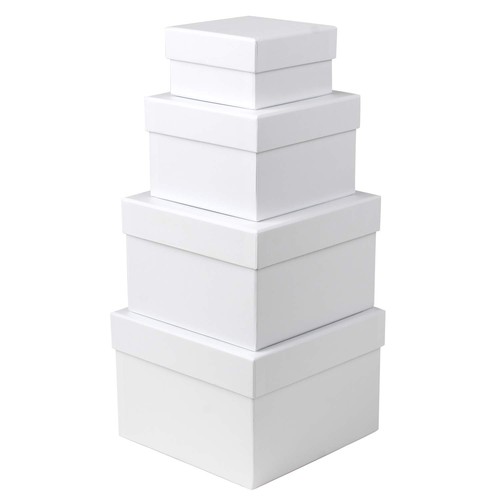Boîte cadeau carrée - cadeau, en