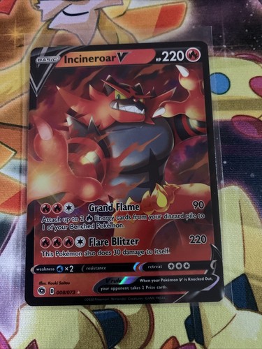 Incineroar 008 073 pokemon - incineroar, v