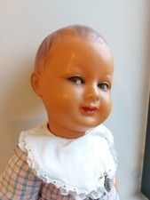 Ancien baigneur SNF François 57 Cm yeux Riboulants 1950