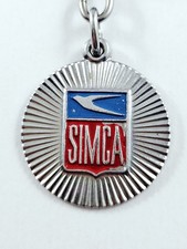 PORTE-CLES - SIMCA 1960s Métal PEINT Vintage ARGENTEUIL - Aronde Ariane 1000...