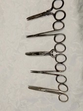 Lot de 5 ciseaux anciens en