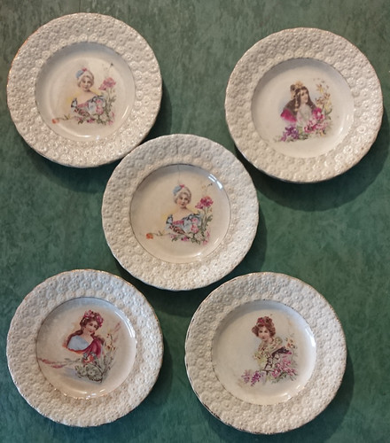 Lot assiettes à dessert - lot,