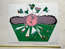 Antonio Segui Lithographies 1971 Wall Street vintage poster