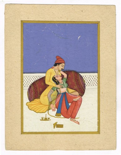 Peinture miniature empereur - peinture, de
