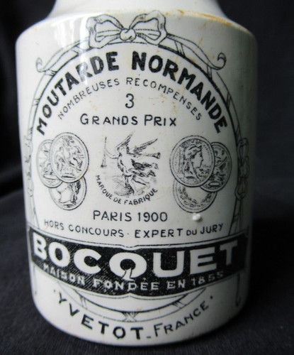 Ancien pot moutarde eme - à,