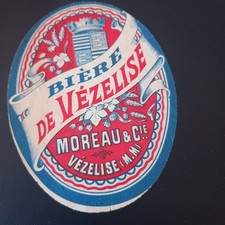 Ancienne étiquette bière