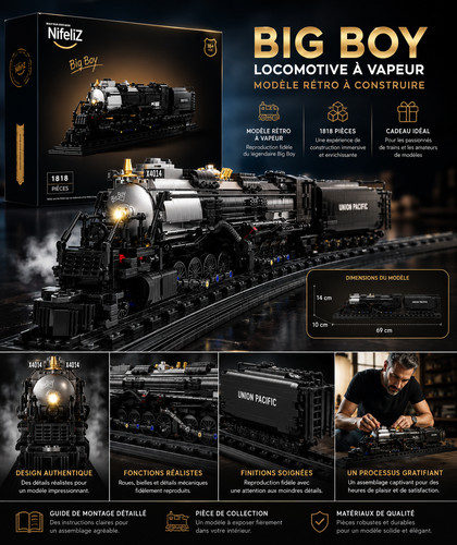 Nifeliz zug big - boy, locomotive