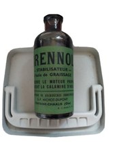 bouteille huile en verre Brenolle     oil can tin