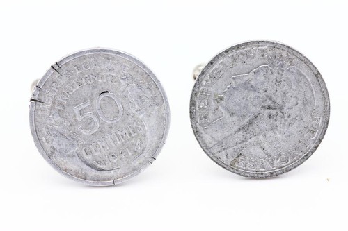 Cufflinks authentic coin - cufflinks,