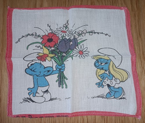 Mouchoir schtroumpfs smurf - schtroumpfs,