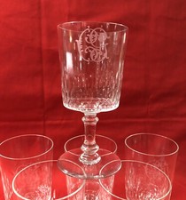 1 verre à eau en cristal de