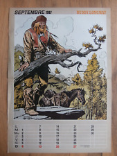 POSTER BD : BUDDY LONGWAY du Journal de TINTIN 1987