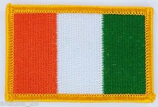 PATCH ECUSSON BRODE DRAPEAU IRLANDE IRLANDAIS INSIGNE THERMOCOLLANT NEUF FLAG