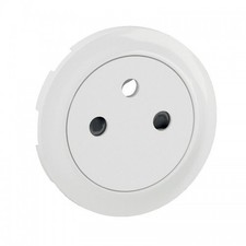 Enjoliveur prise de courant fort 2P+T Surface Confort Céliane - Blanc LEGRAND