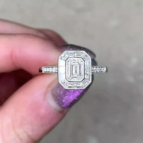 Bague mariage art déco - bague,