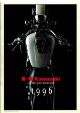 Catalogue fascicule publicitaire motos Kawasaki gamme 1996