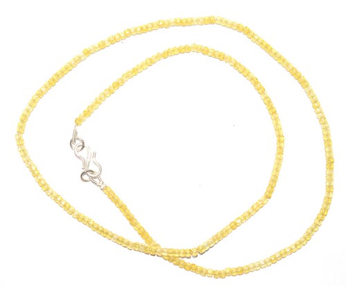 925 argent fin jaune - jaune, zircon