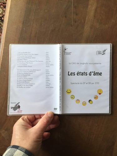 Dvd spectacle les etats - spectacle, ame