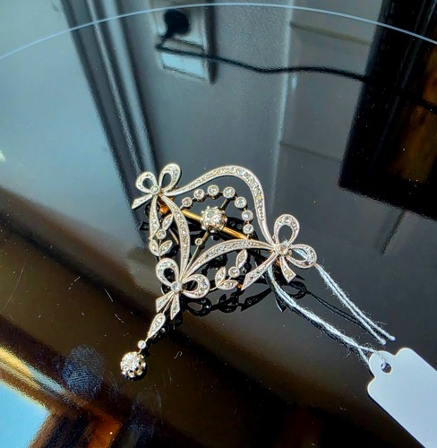 Antique art nouveau platinum - antique,