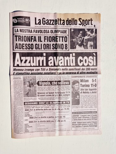 Gazzetta dello sport - sport, août