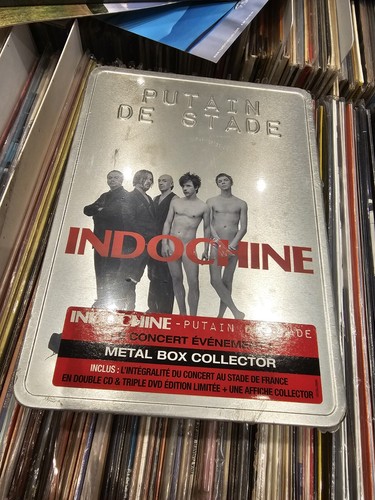 Indochine box métal dvd - cd,