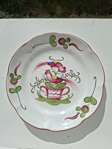 Ancienne assiette faïence - ancienne,
