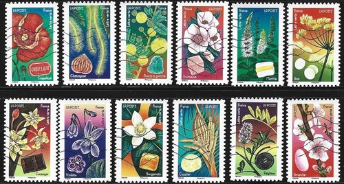 France série 12 timbres - 12,