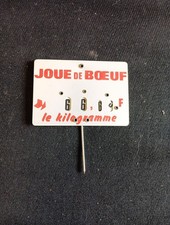 Étiquette de boucherie