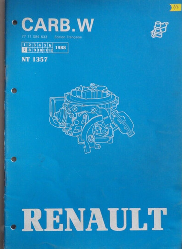 Manuel atelier renault nt - manuel, d'atelier
