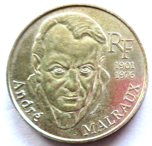 100 francs malraux argent 1997 - francs,