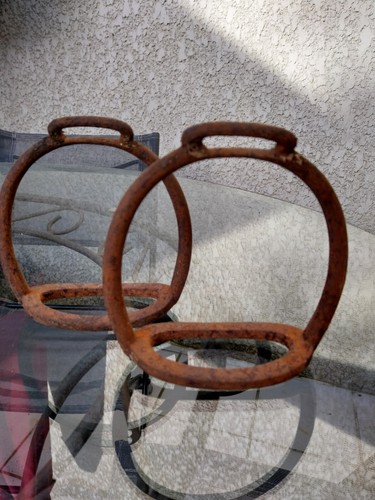 Paire etriers anciens - paire, d'etriers