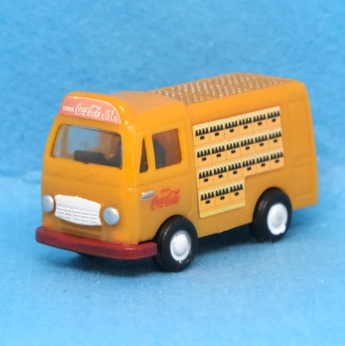 Camion coca cola jaune - camion,