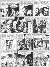 Planche originale Page 24 Tome 30 Barbe Rouge L'or et la gloire 46X56 cms