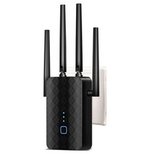 Amplificateur WiFi Répéteur 1200Mbit/s Dual Band 5GHz + 2.4GHz - Booster WiFi...