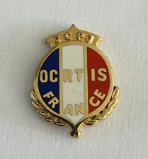 110 - Pin's POLICE FRANCE DCPJ OCRTIS Répression du Trafic Illicite Stupéfiants