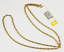 Grain D'Avoine Chaîne / Collier, Poids 10 Grammes, Longueur 50 CM, 585 or Jaune