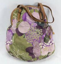 ROXY sac à main handbag tissu motifs fleurs arbres graphisme