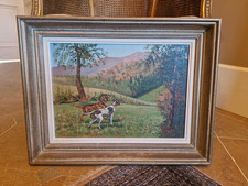 Peinture Ancienne,  Chiens