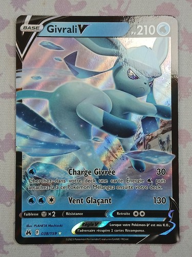 Carte pokemon givrali - givrali, v