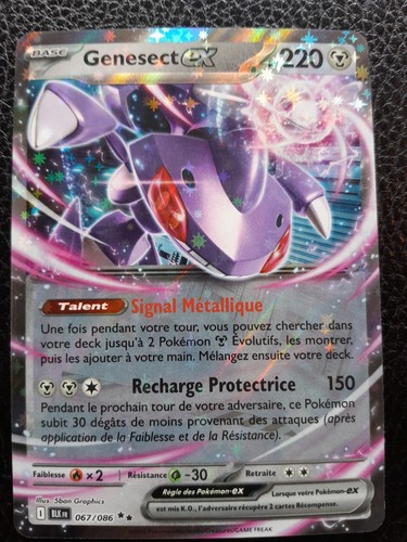 Carte pokémon genesect - pokémon,