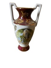 ANCIEN VASE PORCELAINE LIMOGES