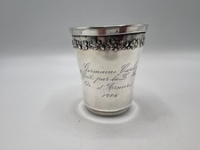 RARE TIMBALE EN ARGENT MASSIF