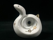 Z1910 / Poterie / Statue Style Serpent OKIMONO / Vintage Japonais