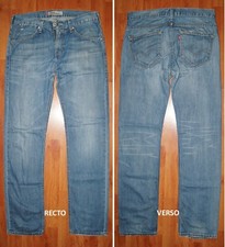 JEANS LEVIS 504 "Straight leg" W30 L32 (FR t40) bleu clair délavé 0909
