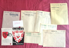 N° 7501 / GUILLER  / lettres entête + dépliant cyclomoteur 1956-1960