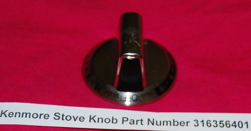 Kenmore stove dual - stove, knob