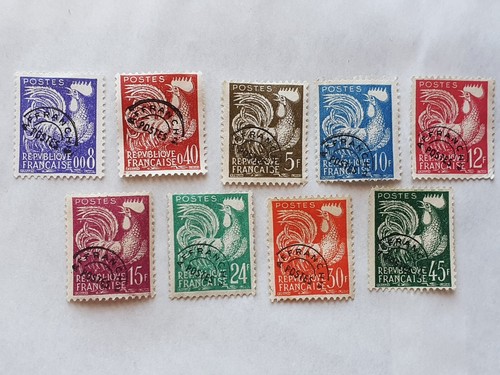 Timbre stamp france coq - timbre,