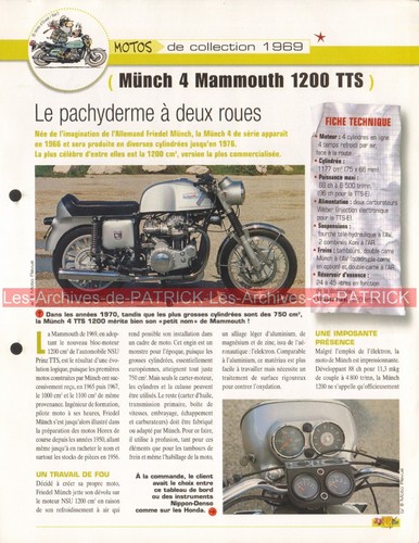 Münch 1200 tts - tts, mammouth