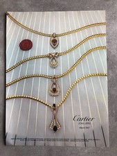 Publicité de presse 1982 Bijoux CARTIER Joailliers depuis 1847