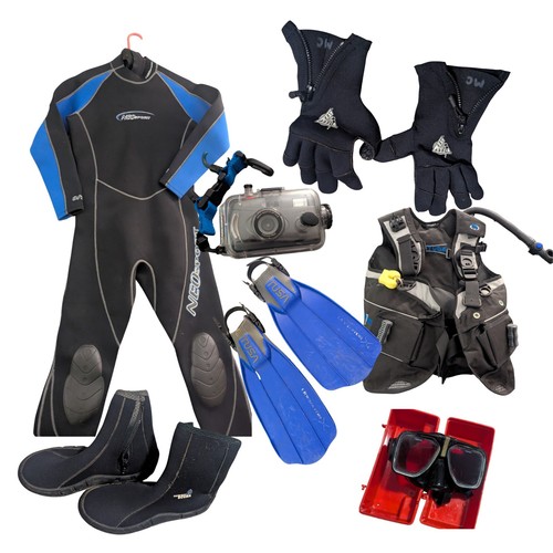 Men size scuba gear - men's,